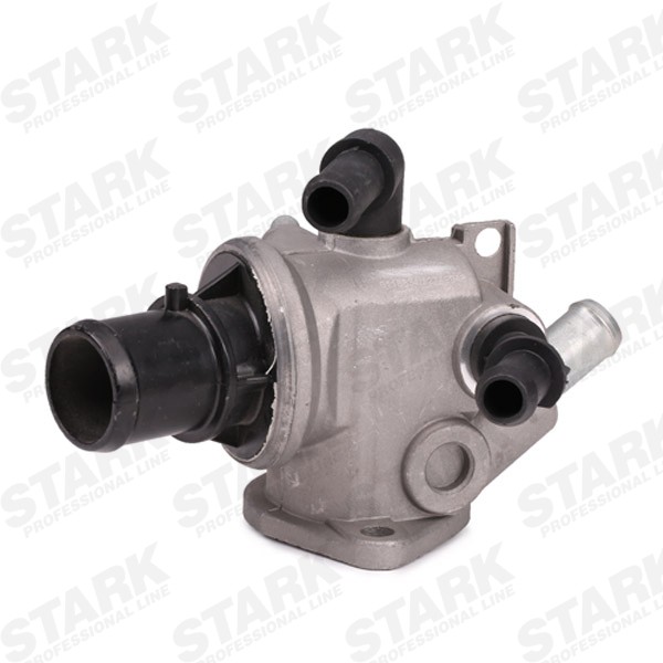 SKTC-0560168 Engine cooling thermostat SKTC-0560168 STARK Opening Temperature: 83°C, with seal, Aluminium, Metal Housing, with housing