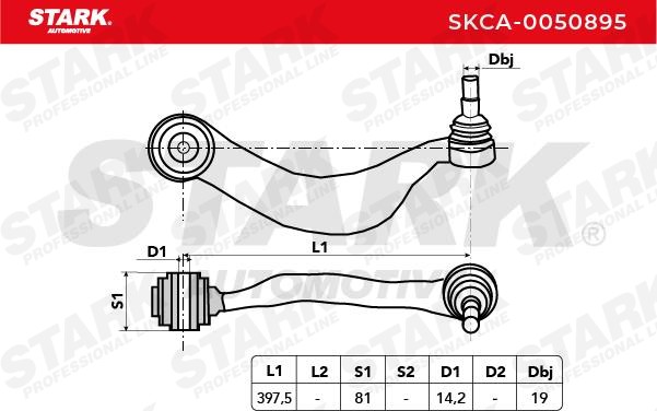SKCA-0050895 Lenker, Radaufhängung STARK Test