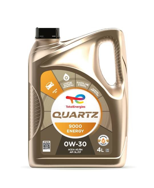 TOTAL Quartz, 9000 Energy 2151523 Engine oil 0W-30, 4l