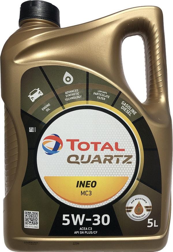 TOTAL Quartz, Ineo MC3 5W-30, 5L Olie 2204221 koop goedkoop