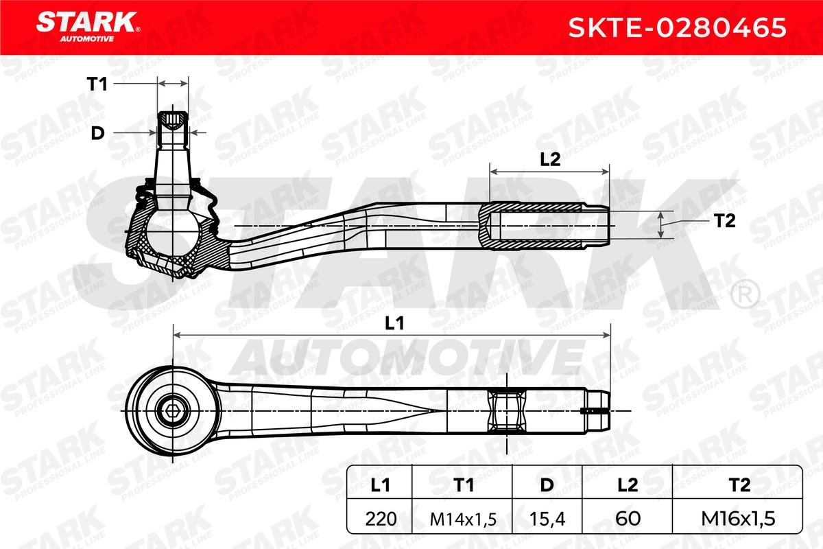STARK Track rod end ball joint SKTE-0280465 buy online