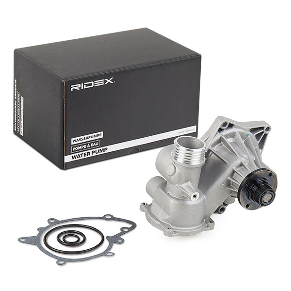 RIDEX Water pump for engine 1260W0281 for BMW 8 Series, 5 Series, 7 Series
