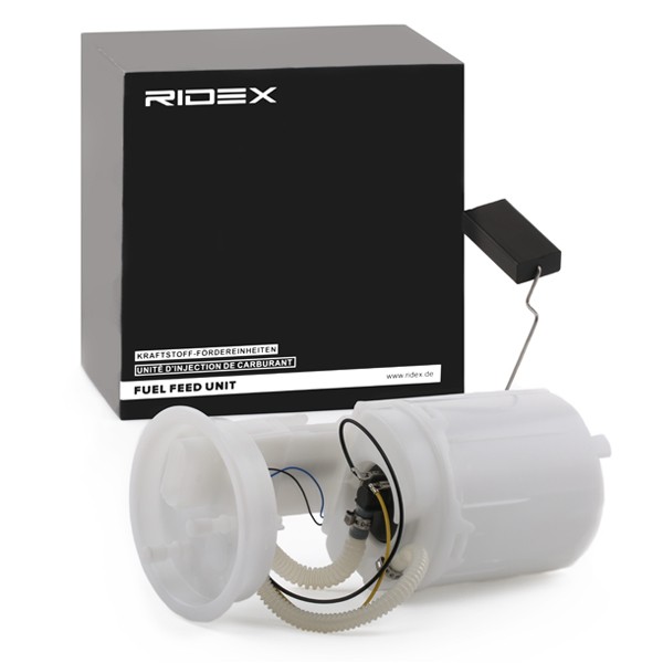 RIDEX 1382F0128 Fuel pump AUDI A6 2012 in original quality