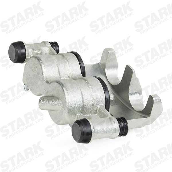 STARK SKBC-0460768 Brake caliper Cast Iron, 196mm, Front Axle Right, without holder