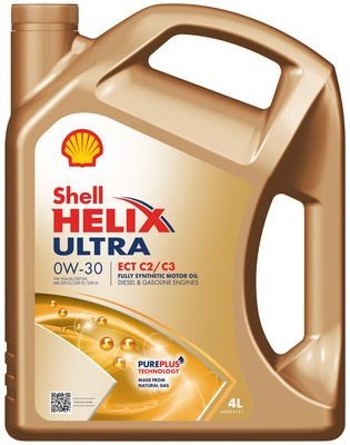 Buy Car oil SHELL diesel 550046306 Helix, Ultra ECT C2/C3 0W-30, 4l, Synthetic Oil