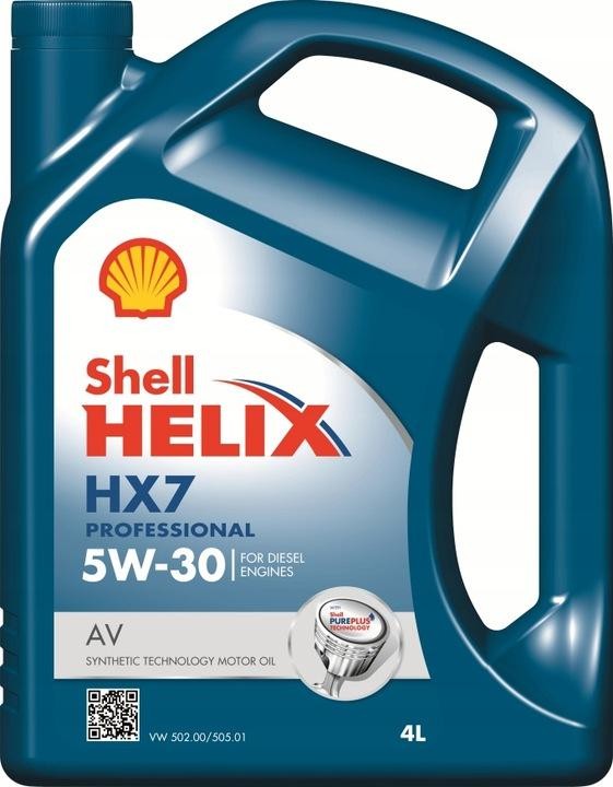 Buy Engine oil SHELL petrol 550046649 Helix, HX7 Professional AV 5W-30, 4l