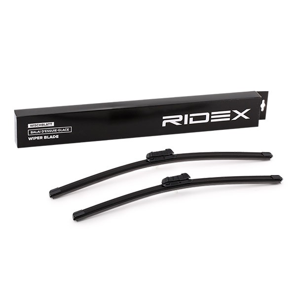RIDEX 298W0142 Wiper blade 530, 475 mm Front, Flat wiper blade, Beam, for left-hand drive vehicles