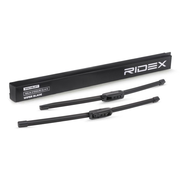 Buy Wiper blade RIDEX 298W0186 - Washer system parts MERCEDES-BENZ 100 online