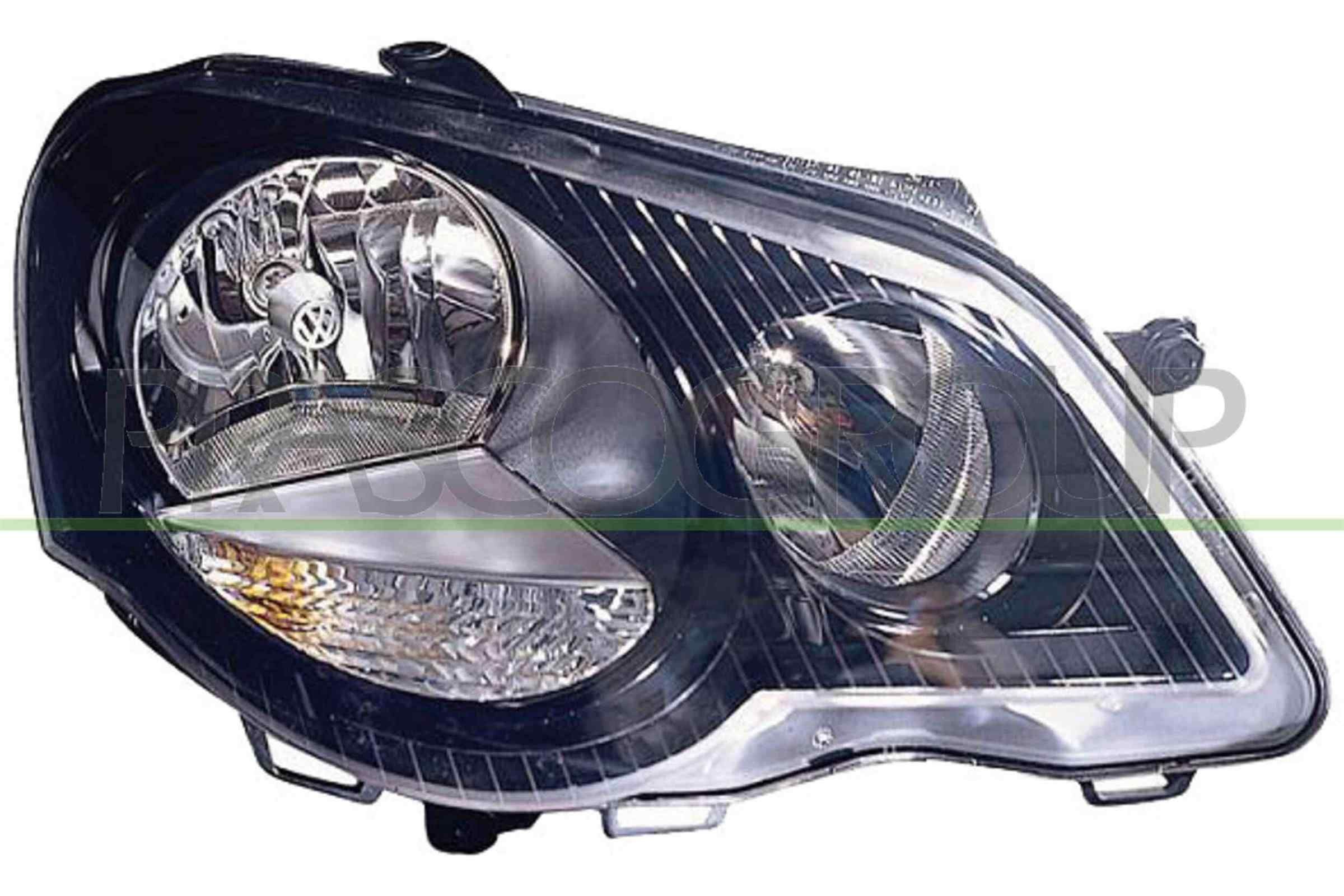 PRASCO Right, H7/H1, with motor for headlamp levelling Front lights VG0224913 buy