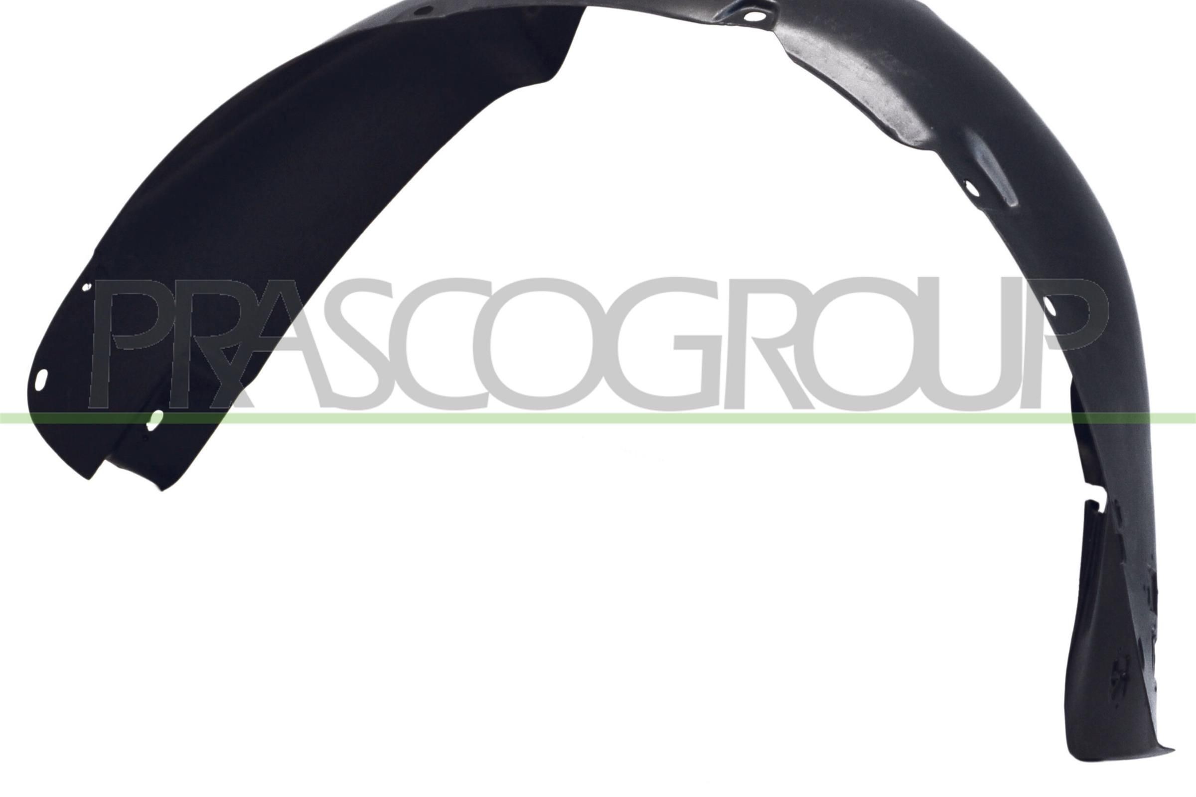 PRASCO VG0343603 Wheel arch liner Plastic, Right Front, Premium