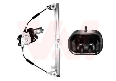 VAN WEZEL 0147262 Window regulator Right Front, Operating Mode: Electric, with electric motor, without comfort function