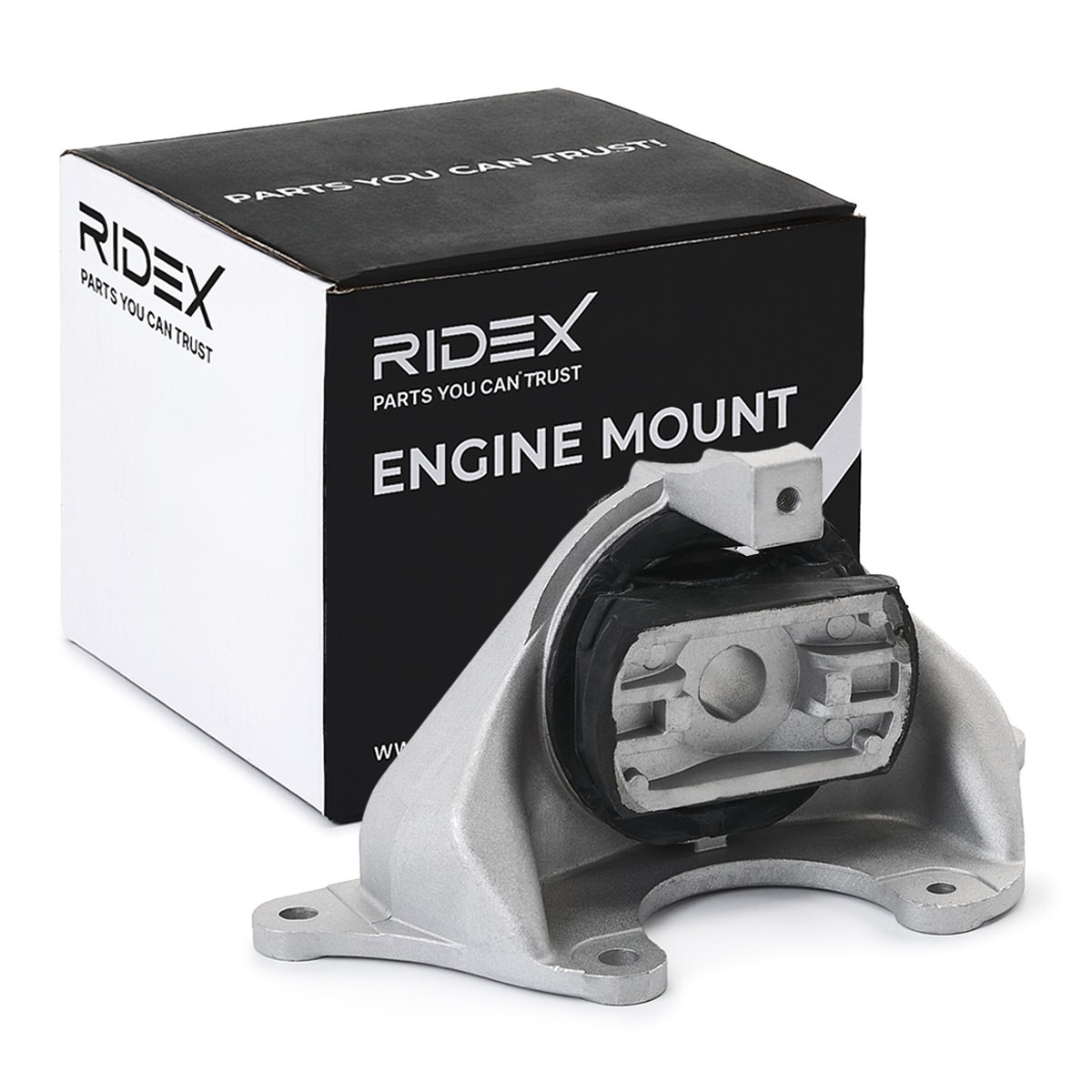 RIDEX 247E0276 Engine mount Lower, Left, Rubber-Metal Mount