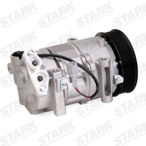 STARK SKKM-0340284 Air conditioner compressor 6SE14, PAG 46, R 134a, with PAG compressor oil