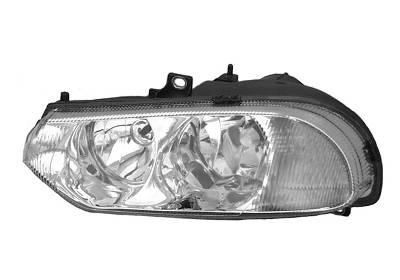 VAN WEZEL 0156961M Headlight Left, H7, H1, white, for right-hand traffic, with motor for headlamp levelling