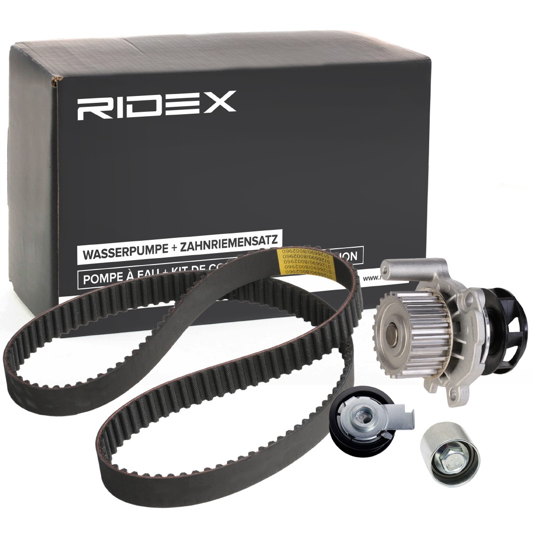 RIDEX Wasserpumpe + Zahnriemensatz 3096W0177