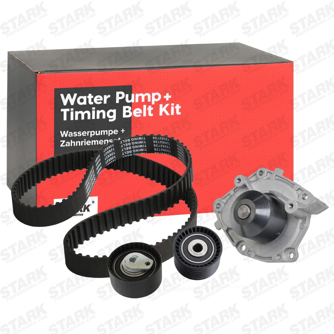 STARK SKWPT-0750199 Water pump and timing belt kit with water pump, Width: 32 mm, Width 1: 27 mm