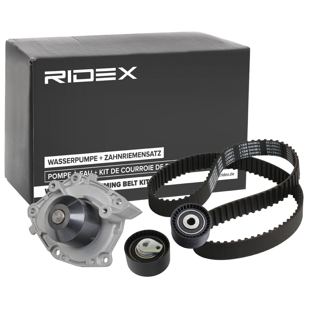 RIDEX 3096W0200 Water pump and timing belt kit 11 9A 044 62R