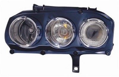 VAN WEZEL 0160961 Headlight Left, H7/H7, white, for right-hand traffic, with motor for headlamp levelling, PX26d