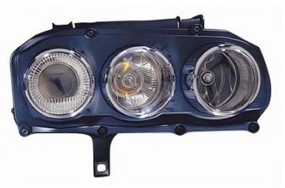 VAN WEZEL 0160962 Headlight Right, H7/H7, white, for right-hand traffic, with motor for headlamp levelling, PX26d