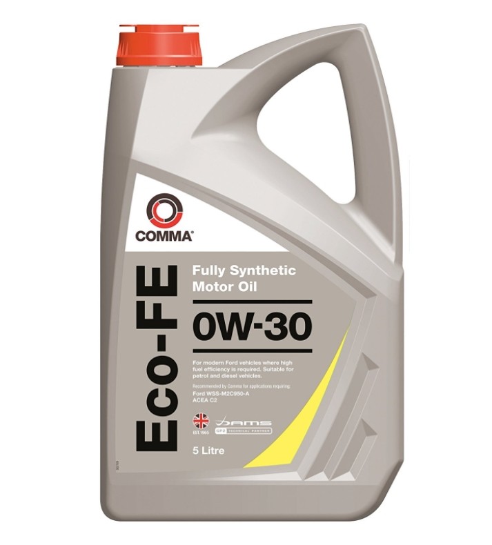Auto oil COMMA 0W-30, 5l, Synthetic Oil longlife ECOFE5L
