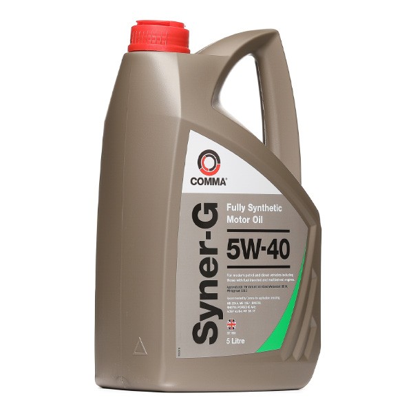 SYN5L Engine oil SYN5L COMMA 5W-40, 5l, Synthetic Oil