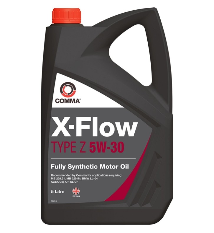 Automobile oil COMMA 5W-30, 5l, Synthetic Oil longlife XFZ5L