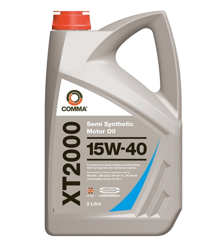 Motor oil COMMA 15W-40, 5l, Part Synthetic Oil longlife XT25L