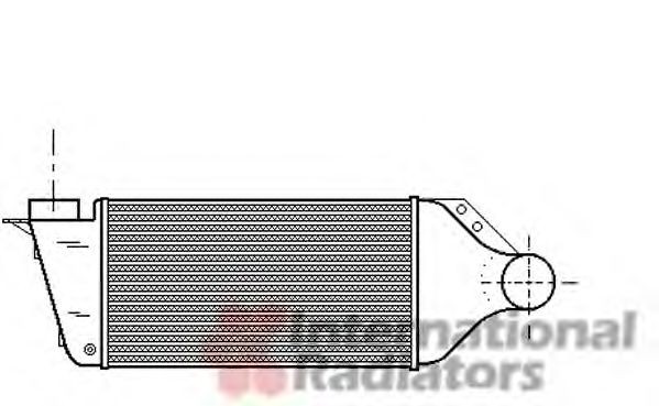 VAN WEZEL 03004102 Intercooler Core Dimensions: 430 - 187 - 64