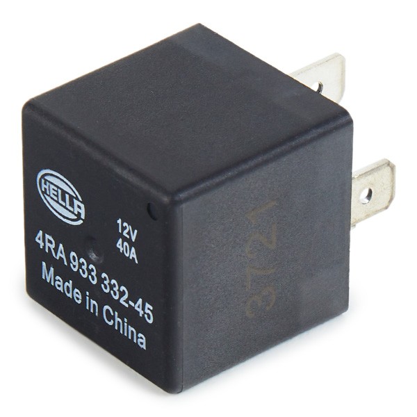 4RA933332-451 Relay, main current 4RA 933 332-451 HELLA 40A, 4-pin connector