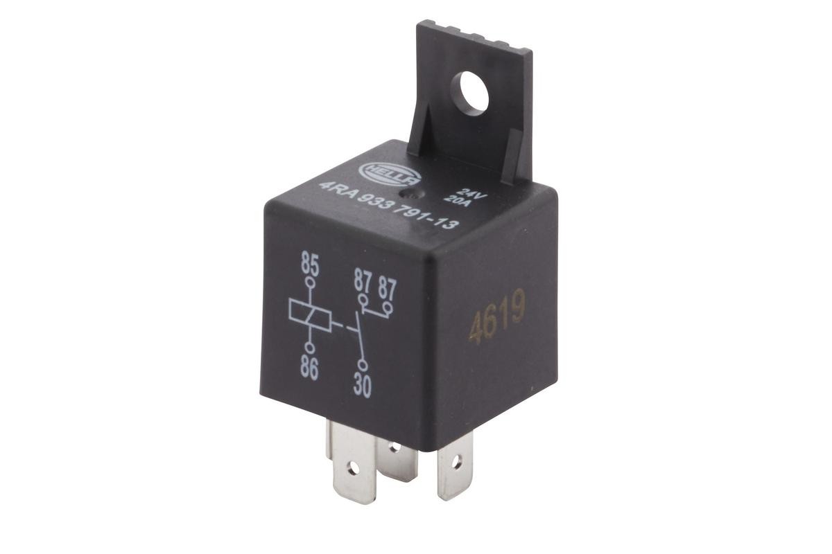 HELLA 20A, 5-pin connector Relay, main current 4RA 933 791-131 buy