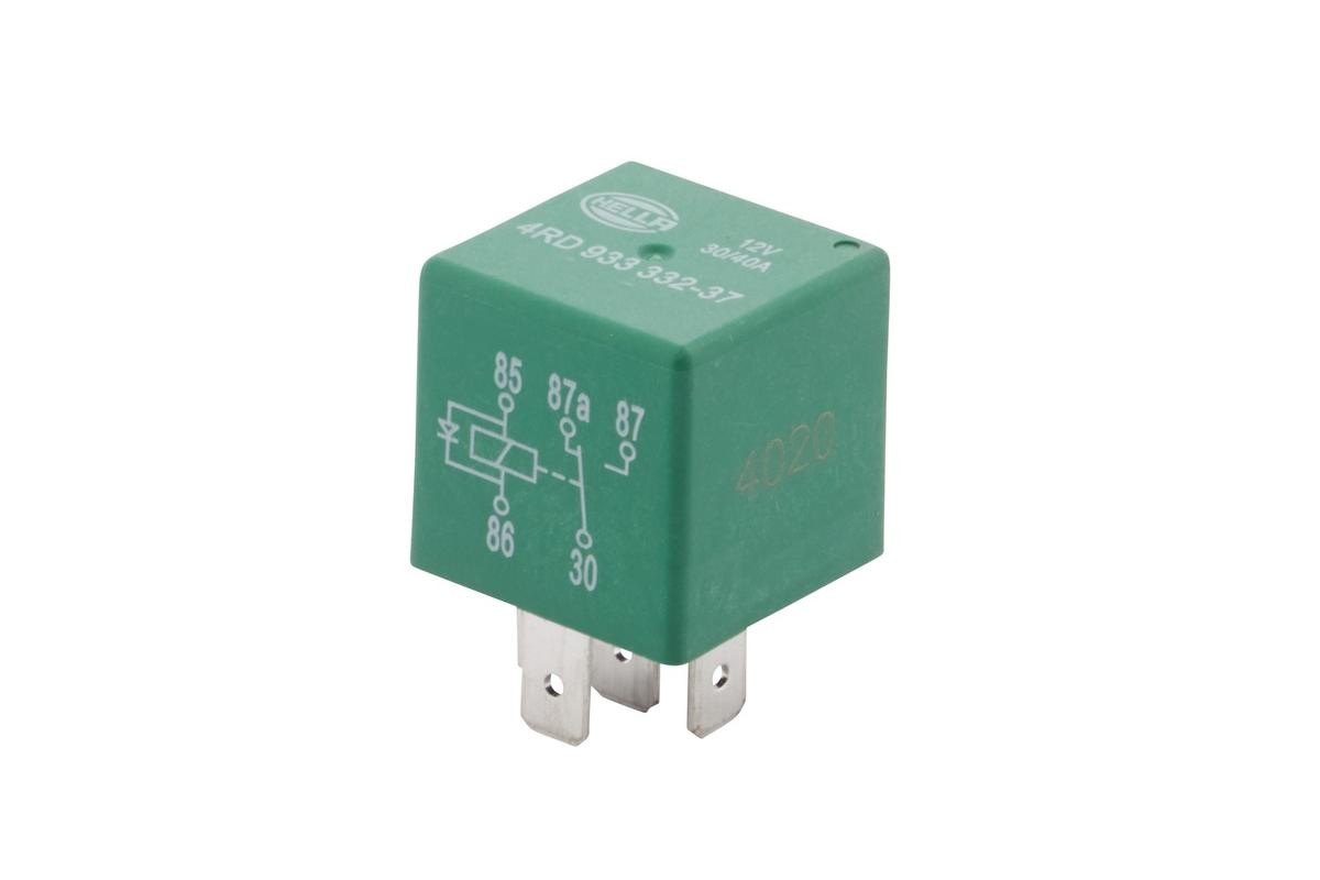HELLA 30A/40A, 5-pin connector Relay, main current 4RD 933 332-371 buy