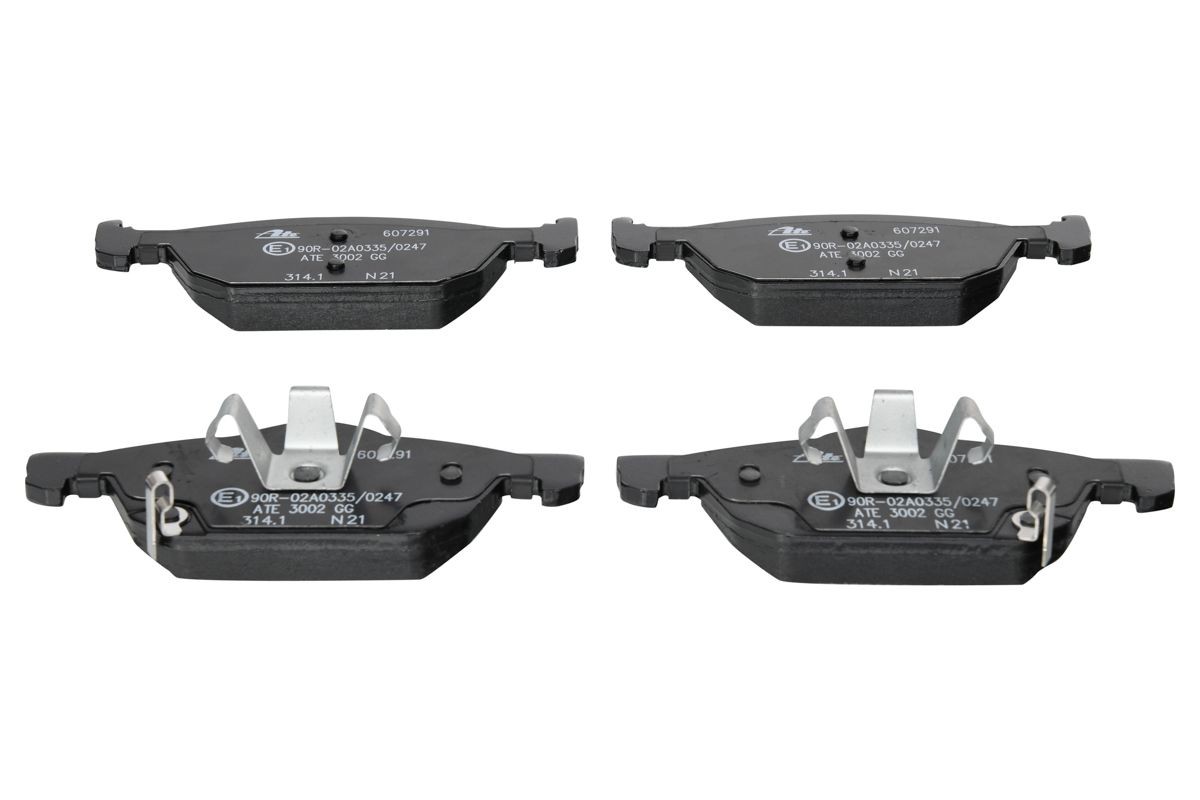 ATE Brake pad set, disc brake 607291 buy online