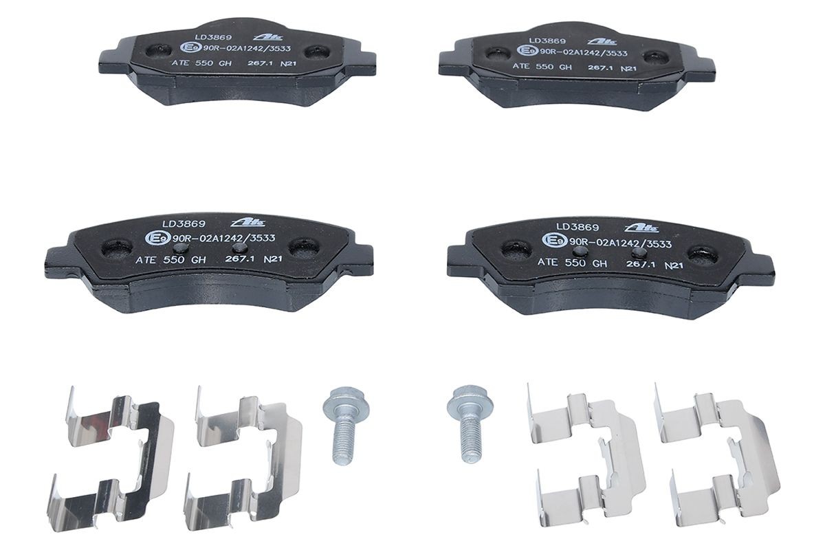 13047038692 Disc brake pads ATE 25250 review and test