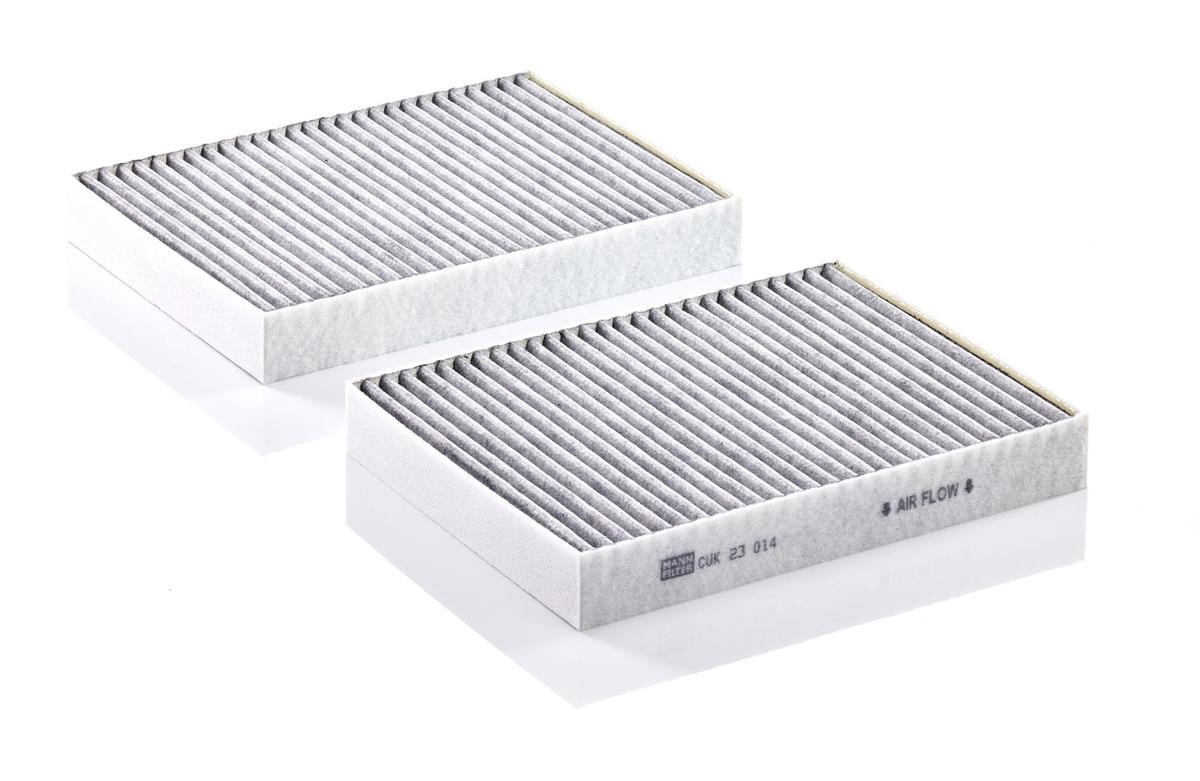 MANN-FILTER Activated Carbon Filter, 230 mm x 166 mm x 30 mm Width: 166mm, Height: 30mm, Length: 230mm Cabin filter CUK 23 014-2 buy