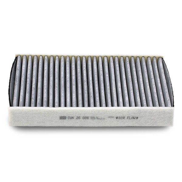 MANN-FILTER CUK26006 Air conditioner filter Activated Carbon Filter, 254 mm x 182 mm x 35 mm