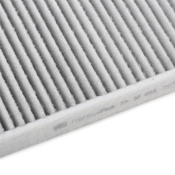 FP32008 Air con filter FP 32 008 MANN-FILTER Activated Carbon Filter with polyphenol, with antibacterial action, Particulate filter (PM 2.5), with fungicidal effect, Activated Carbon Filter, 300 mm x 215 mm x 26 mm, FreciousPlus