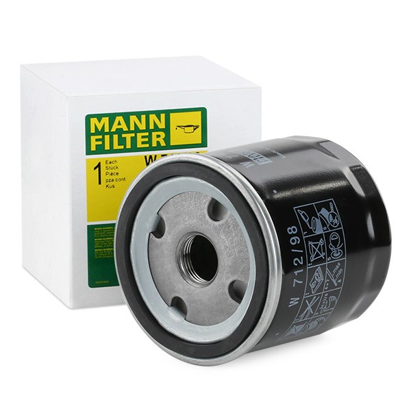 MANN-FILTER Oil filter W 712/98 for Toyota Hiace 4 Van