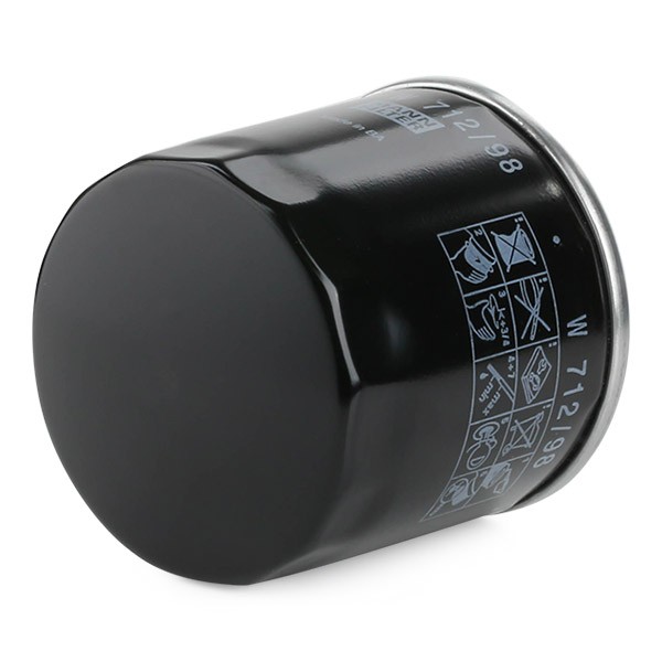 MANN-FILTER W712/98 Engine oil filter 3/4-16 UNF-1B, with one anti-return valve, Spin-on Filter