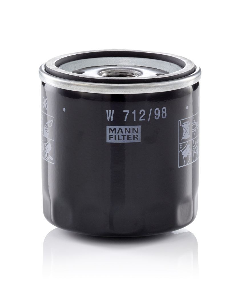 OEM-quality MANN-FILTER W 712/98 Engine oil filter