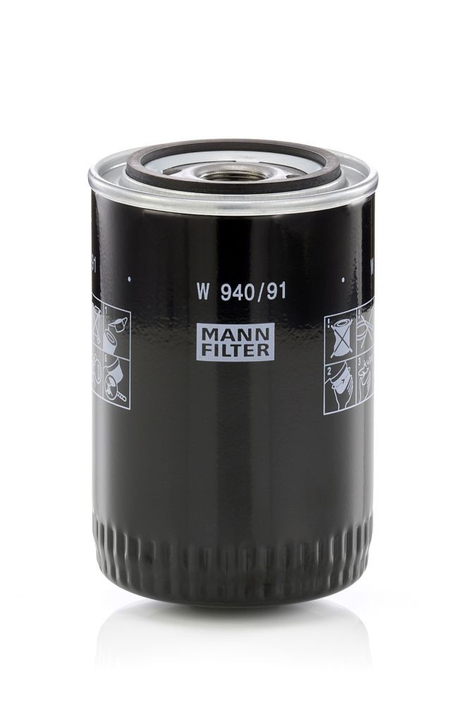 OEM-quality MANN-FILTER W 940/91 Engine oil filter
