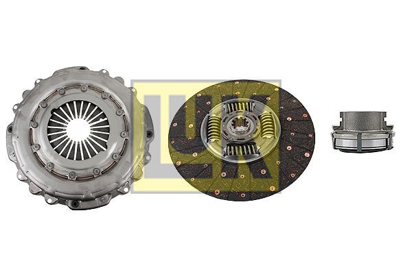 LuK BR 0222 with clutch release bearing, with clutch disc, 395mm Ø: 395mm Clutch replacement kit 640 3106 00 buy