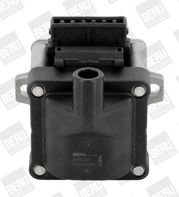 BERU ZSE002B Ignition coil 6-pin connector, 12V, Number of connectors: 1, Connector Type, saw teeth, for vehicles with distributor