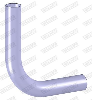 07021 Exhaust Pipe 07021 WALKER Length: 340mm, without mounting parts