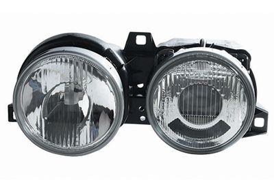 VAN WEZEL 0623961 Headlight Left, H1/H1, DE, for right-hand traffic, without motor for headlamp levelling, P14.5s