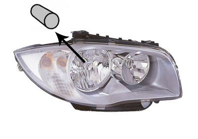 Headlamps VAN WEZEL Right, H7/H7, white, for right-hand traffic, without motor for headlamp levelling, PX26d - 0628962
