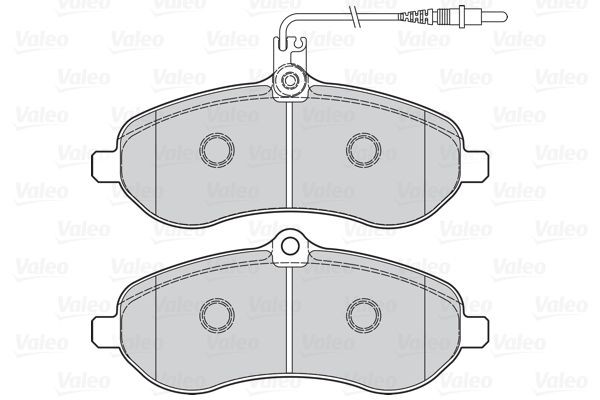 VALEO Brake pad set, disc brake 302078 buy online