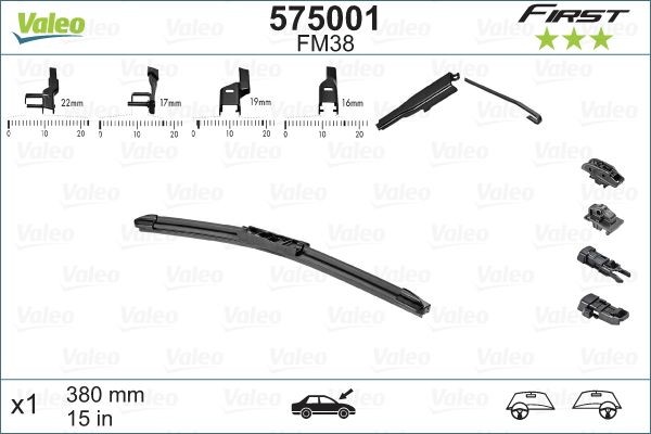 Subaru VIVIO Metlica brisalnika stekel VALEO 575001 poceni
