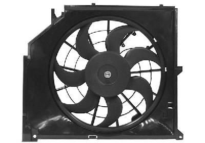 VAN WEZEL 0646746 Fan, radiator with radiator fan shroud, with electric motor