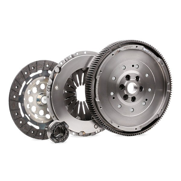 VALEO 837018 Clutch replacement kit for engines with dual-mass flywheel, with clutch pressure plate, with flywheel, with screw set, with clutch disc, with clutch release bearing, 229mm