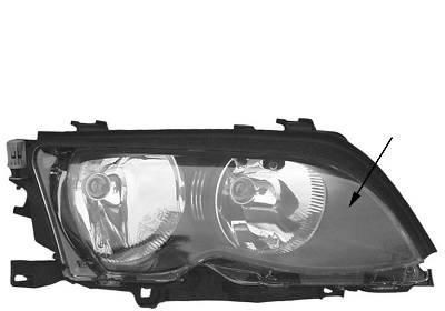 VAN WEZEL 0649962 Headlight Right, H7/H7, for right-hand traffic, with motor for headlamp levelling, PX26d